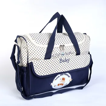 

38*18*30CM Baby Diaper Bag For Mom Baby Bottle Holder Fashion Mother Mummy Stroller Maternity Bag Nappy Bag
