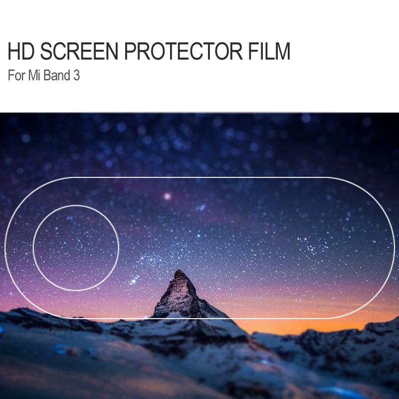 100 шт./упак. для Mi Band 3 Защитная пленка для экрана Miband3 браслет HD ультра тонкий против царапин мягкая пленка не закаленное стекло