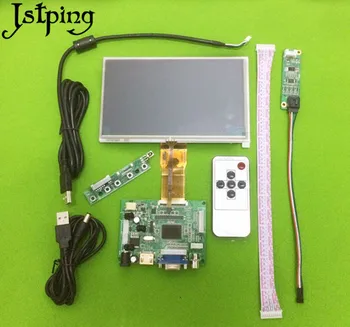 

Jstping 7 inch 1024*600 High resolution LCD screen Monitor Driver Board for Raspberry Pi HDMI VGA AV sensor touch Panel LCDs kit