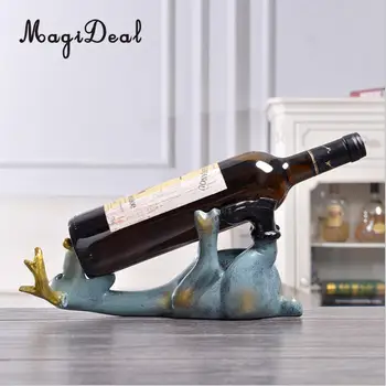

European Resin Drunk Deer Wine Display Rack Livingroom Wine Bottle Shelf Home Furnishing Decoration Modern Wine Holder Crafts