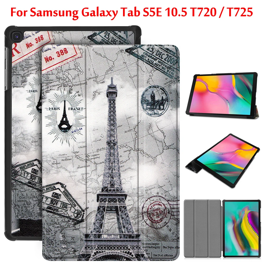 Умный чехол для samsung Galaxy Tab S5E чехол 10,5 ''T720 T725/SM-T720/SM-T725 Планшет Бизнес кожаный чехол с подставкой