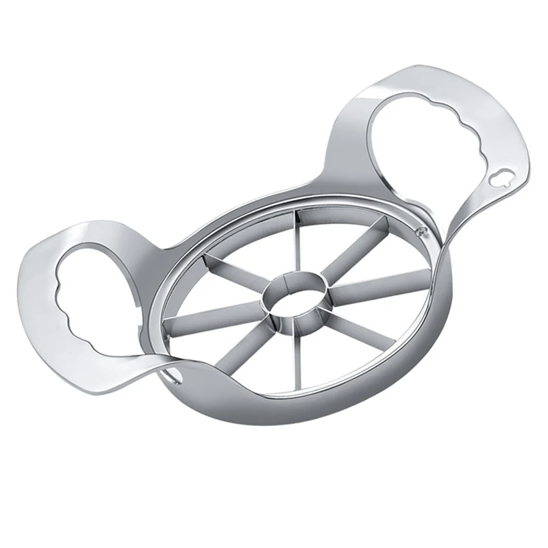 Apple Cutter Sharp Steel Apple Slicer Corer Wedger Vegetable Fruit Tools Apple Pear knife Divider Cutter 8-Blades (8)