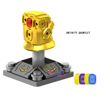 50 шт. Marvel Мстители 3 Бесконечность войны Бесконечность рукавица с камнями Железный человек видение Gamora ОСА строительный блок для детей игрушки