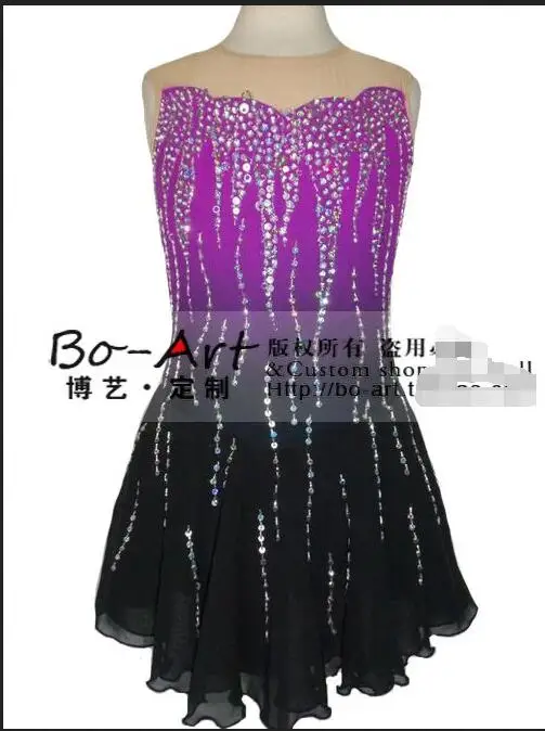 

women competition skating dresses girls custom ice skating clothing figure skating suits free shipping