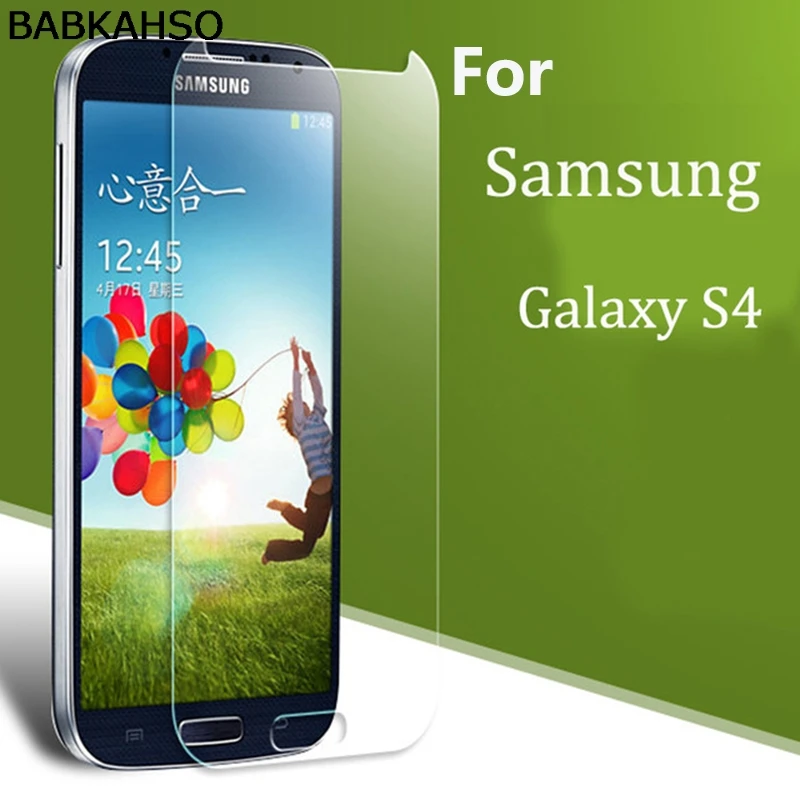 New 2PCS Glass for Samsung Galaxy S4 Screen Protector Tempered For s4 I9500 Film S 4 | Мобильные телефоны и аксессуары