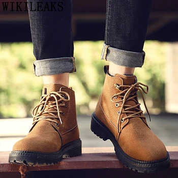 

Military Boots Moccasin Shoes Men Leather Boots Ankle Boots Men Casual Shoes Designer Shoes Men High Quality Luxury Brand Shoes