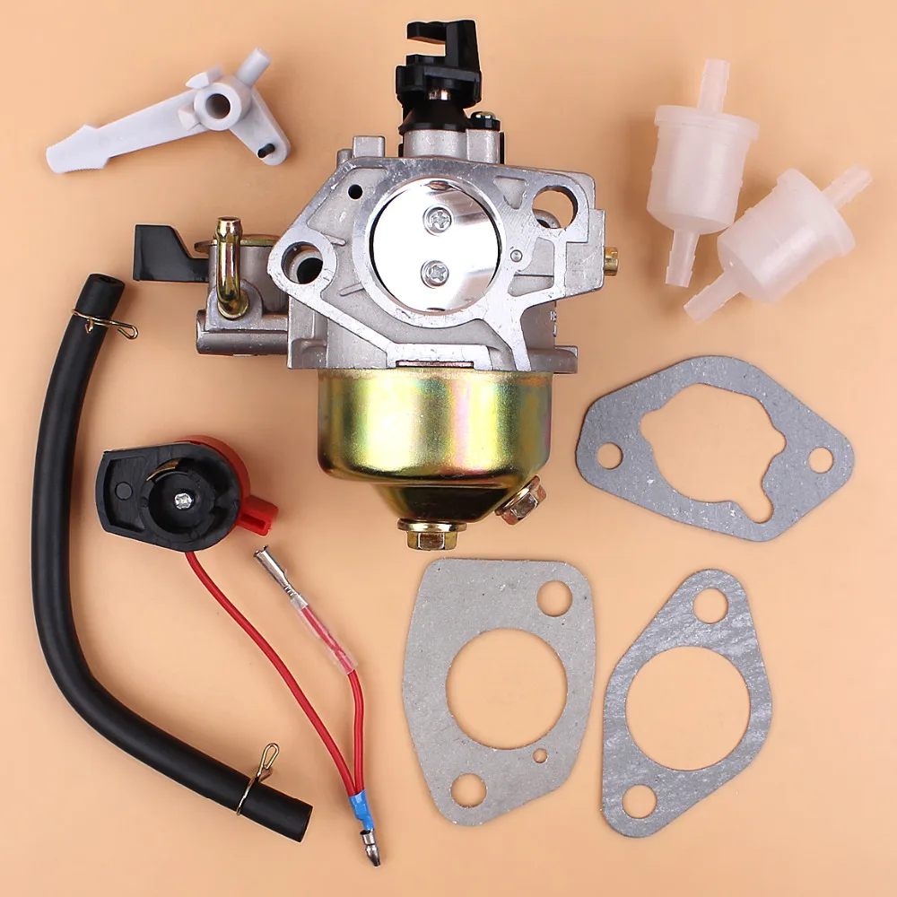 

Carburetor Carb Gasket Fuel Hose Filter Switch Kit For HONDA GX390 GX 390 Chinese 188F 190F 13HP 5KW Gas Engine Motor Generator