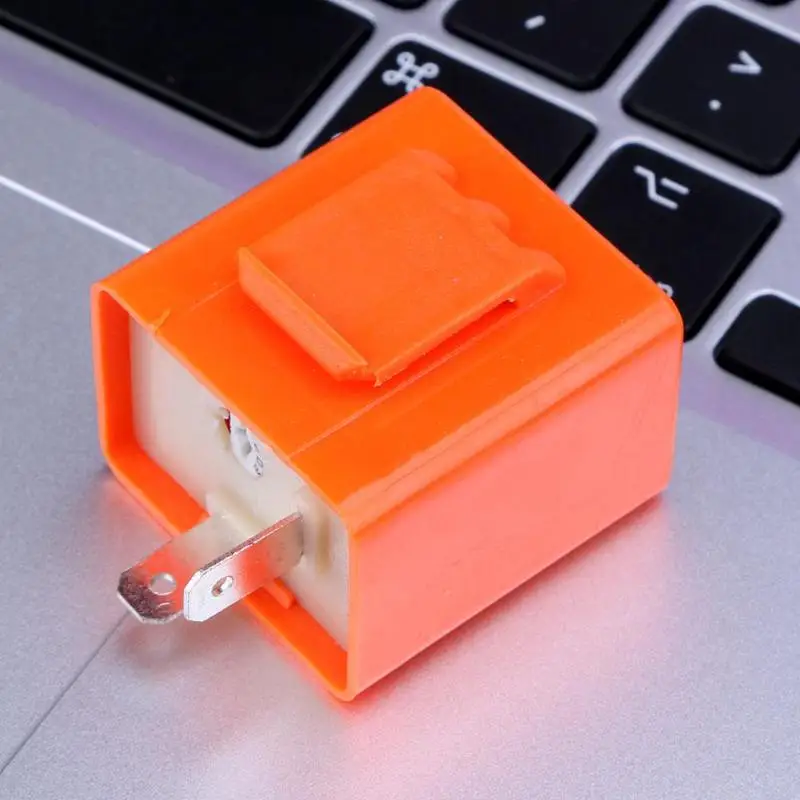 12V 2 Pin Регулируемая частота LED Flasher реле указатель поворота для мотоцикла мотоцикл
