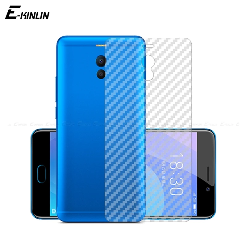 

Soft Back Cover Screen Protector For MeiZu Pro 7 Plus M5c M6s M6 Note 8 9 M6T M15 Carbon Fiber Sticker Protective Film Not Glass