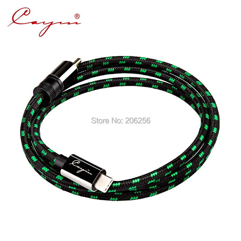 Новый Магнитный кабель Cayin для портативного плеера cayin i5 коаксиальный типа C RCA