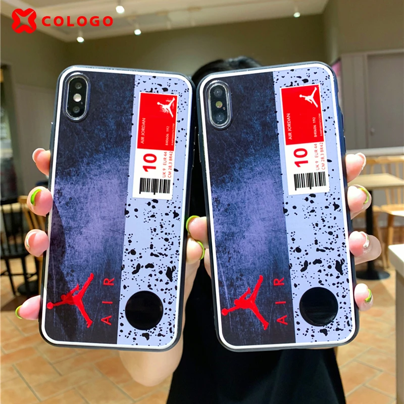 

New Super fly man Michael Jordan AIR 10 soft silicon phone cover case for iphone 6 6S 7 8 plus X 10 XS MAX XR phone cases coque