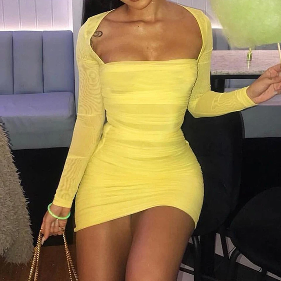 Ruched Mini Dress (3)
