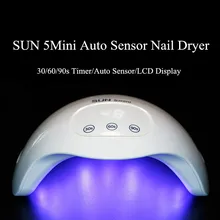 30 Вт, 24 Вт солнечные 5 УФ-мини-светодиоды Сушилка для ногтей автоматическое распознавание УФ-лампа для лечения Ногтей Гель Лаки солнцезащитный дисплей светодиодный Nail Art инструменты