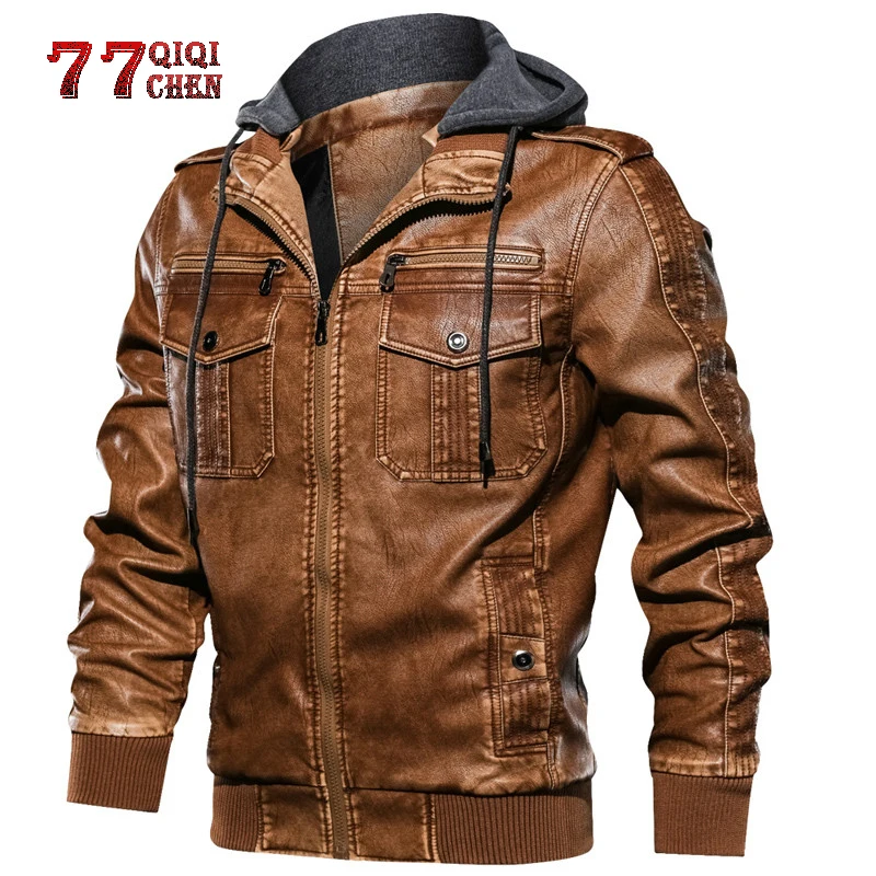 

Luxury Men PU Military Leather Jacket New 2019 European size S-2XL Casual Army Fitness Leather Coats hombre Jaqueta de couro