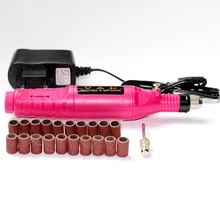 Барабанные оправки и шлифовальные ленты набор сверл для дизайна ногтей мощность дрель инструментарий рукава маникюрная машина аксессуары Гель-лак для удаления 2,35