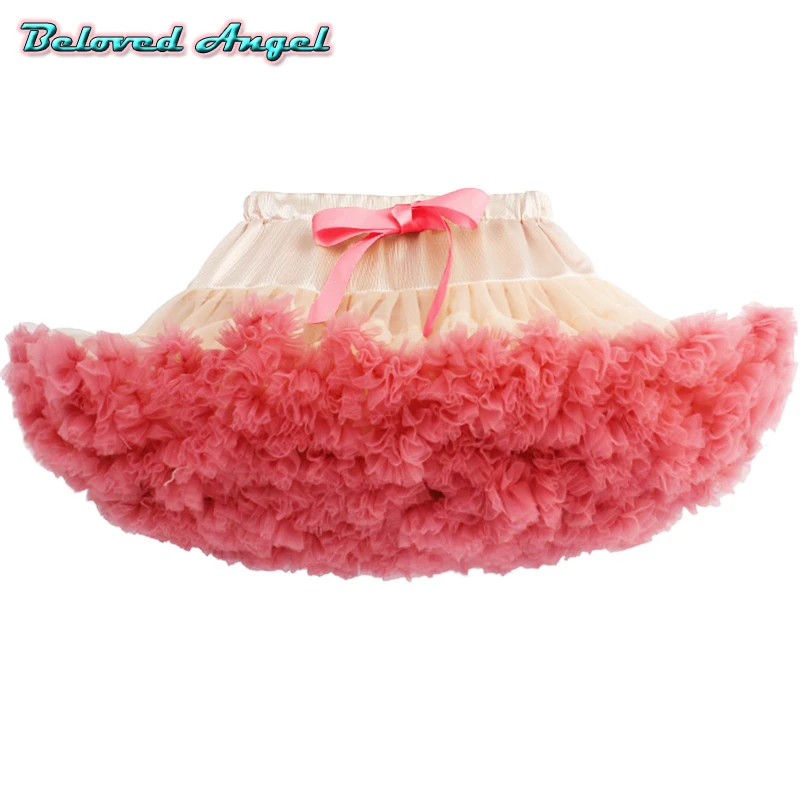 

2019 Baby Kids Girls Tutu Skirt Fluffy Party Wedding Christmas Ball Gown Princess Lace Children Miniskirt New Year Cute Clothes