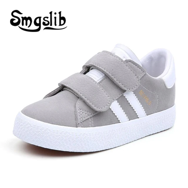 US $14.07 Kids Shoes Children Breathe Boys Sport Trainers Shoes Casual Baby School Flat Leather Sneaker 2018 