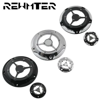 

Motorcycle Derby Cover & Timer Timing Cover For Harley Touring Road King Street Glide CVO Softail Dyna FLHRS FLTFB 1999-14 15 16