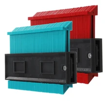 Пластиковый профиль копировальный Калибр контурный Калибр Дубликатор контурная шкала шаблон деревянные маркировочные инструменты плиточный ламинат плитка общий инструмент