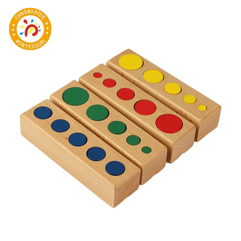 Baby Toy Montessori Material Cylinder Blocks Mini Simple Home Learning Home School Toy Children Tea - 33020719950