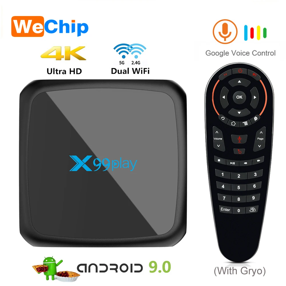 

Android 9.0 TV BOX RK3318 4GB 32GB 64GB Media player 4K Support Google Voice Assistant Youtube X99 Play 2GB16GB Ott Set Top Box