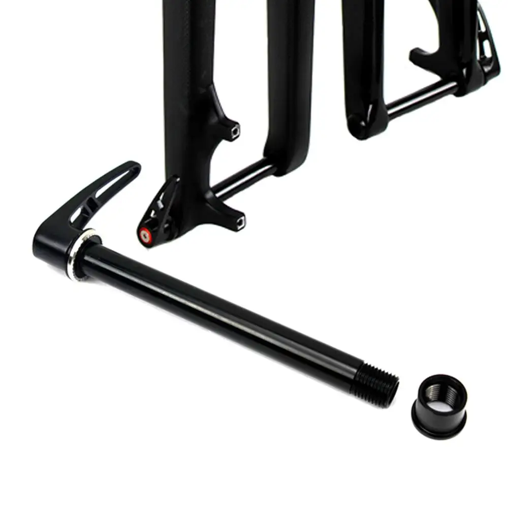 

Front Thru axle 15x100 MTB bike alloy skewer with a locknut 15mm bicycle QR wheel hub through axis Length 148 mm flat head
