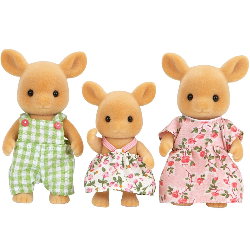 Набор из 3 предметов для всей семьи Sylvanian игрушки в виде животных фигурки девочек