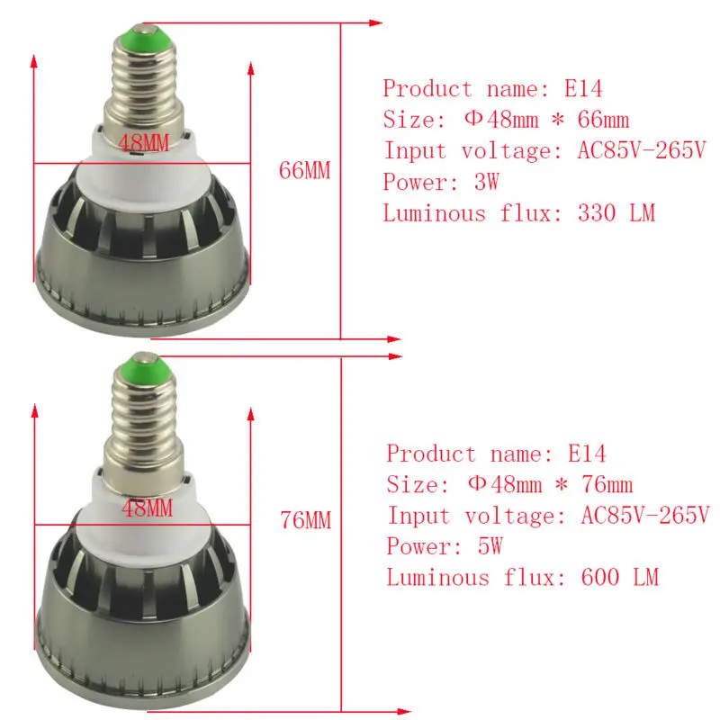 Светодиодная лампочка для прожектора с регулируемой яркостью Mr16 Gu10 Gu5.3 E14 E17 E27 E26 AC/DC12V 90 V-260 V светодиодные лампы на диодах Epistar Светодиодный прожектор лампы