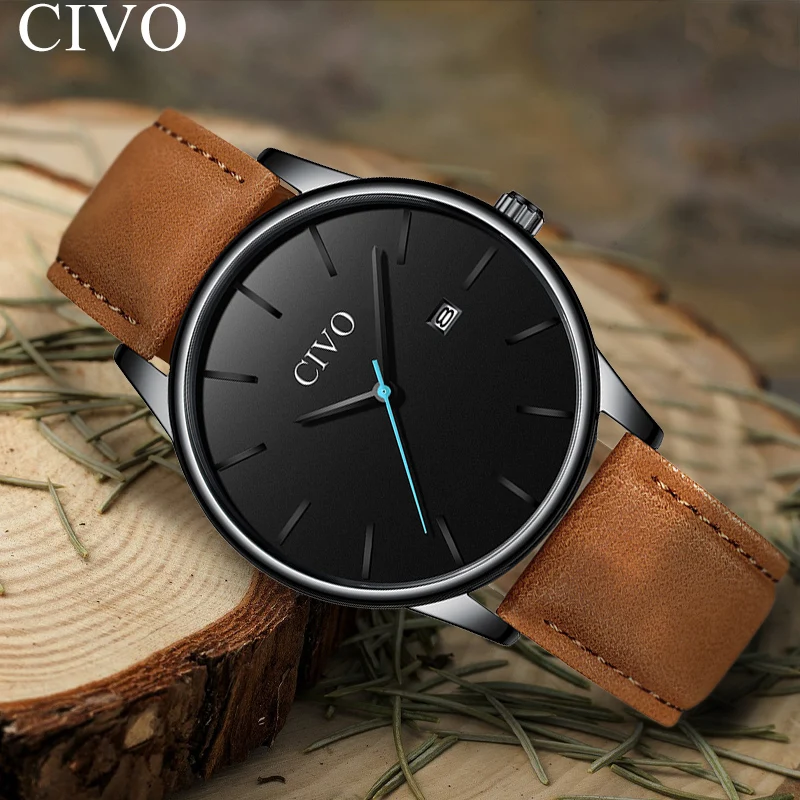 CIVO Роскошные Топ Брендовые мужские часы все продажи 9 99 $ Спортивные Повседневные