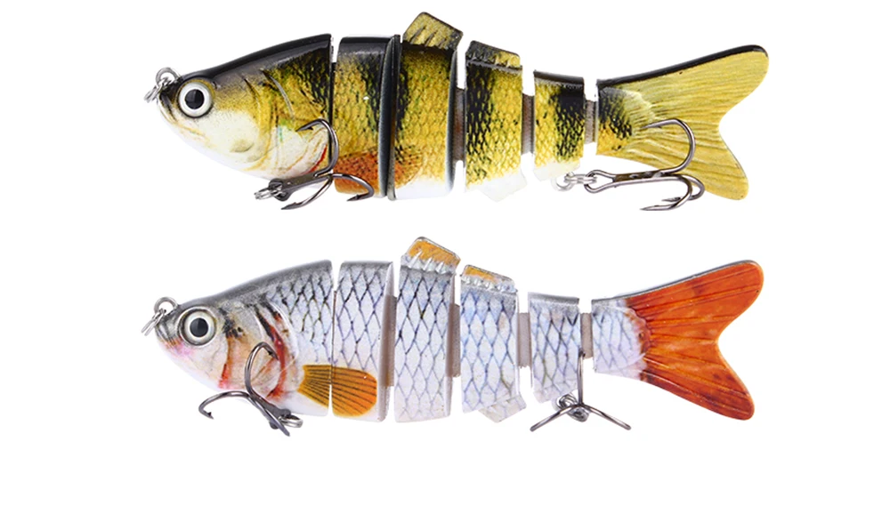 leqemao 1PCS Multi Jointed Hard Bait 10cm 18.5g Lifelike Wobblers Fishing Lure 6