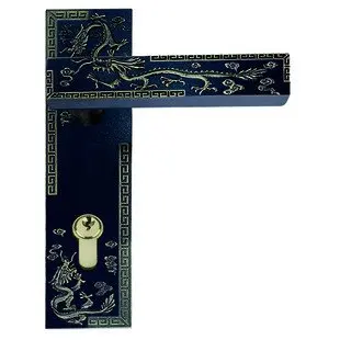 

Wholesale- Dragon Pattern Zinc Alloy Lever Handle door lock Free Shipping