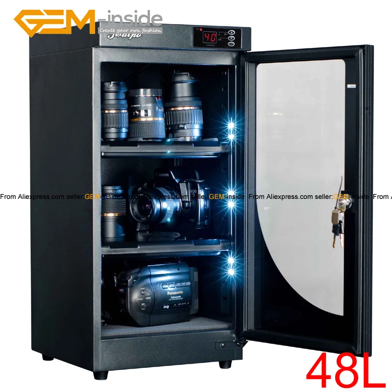 

21L 38L 48L 68L 88L Electronic Dry Cabinet Storage For Camera Lens Paintings Antiques Jewelry EMS Is Free