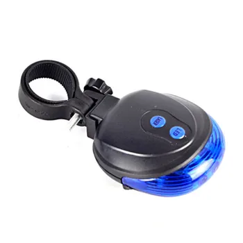 

SEKINEW Bicycle Bike Cycling 2 Laser 5 LED Flashing Lamp Rear Tail Light Safety Warning Interior Accessories Ornaments