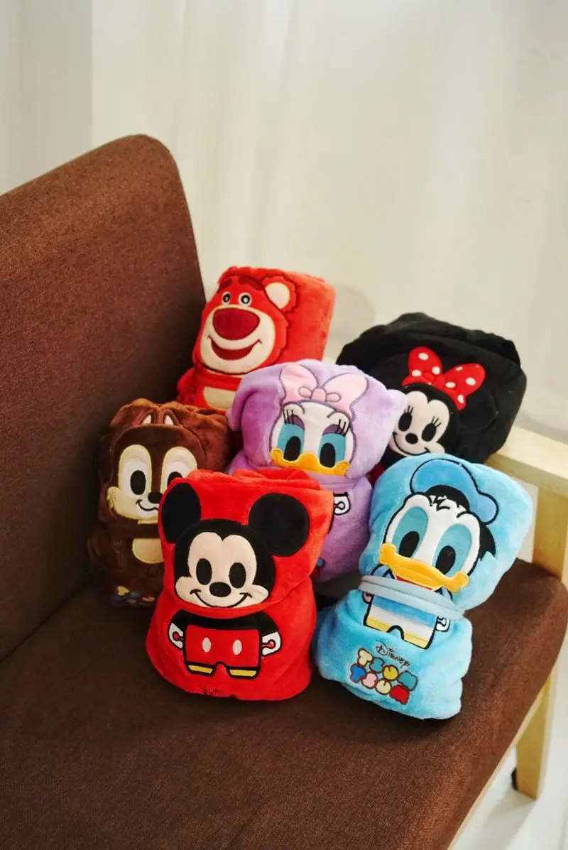 Mickey Minnie Rolling Blanket Stuffed Cushion Plush Hand Warm Birthday Christmas Gift #1037 | Игрушки и хобби