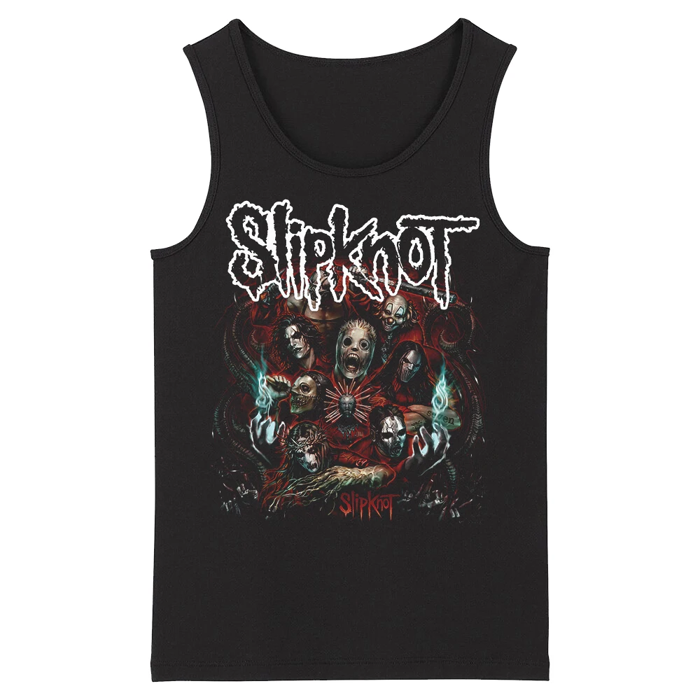 Todhoof Slipknot Rap Металл альтернатива металл смерти тяжелый металл Deathcore мужской топ топы на бретелях Азиатский размер