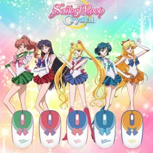 sailor moon Sailor Senshi Wireless gaming mouse Mercury Jupiter Venus mars USB costume props