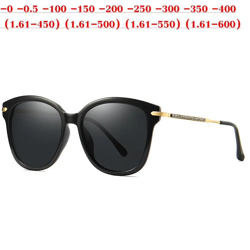 MINCL диоптрии закончил близорукость поляризованных солнцезащитных очков Для мужчин Для женщин очки для близоруких модные женские туфли Cat вождения очки UV400 NX