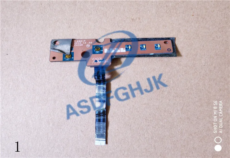 

LS-6881P Wholesale Original Switch Button Board with cable for Lenovo IdeaPad Y470 Y570