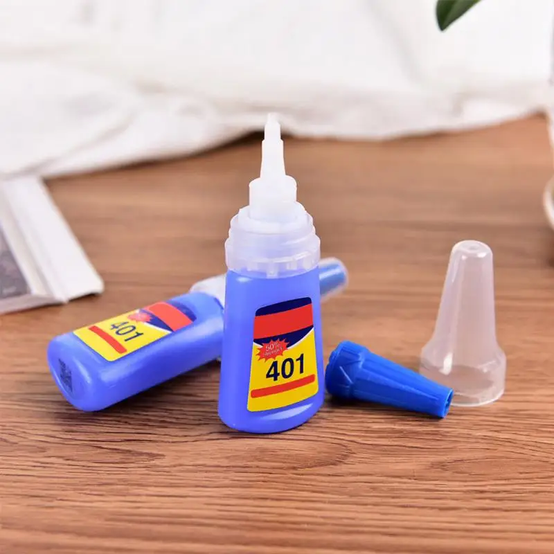 

1 pc Multifunctional 401 Instant Adhesive 20g Super Strong Liquid Glue Home Office School Nail Supplies For Wood Plastic