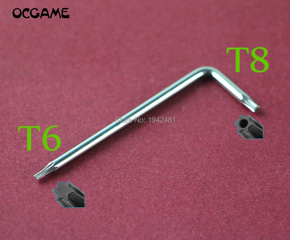 Отвертка Torx OCGAME 2 в 1 отвертка Т8 T6 для XBOX 360 контроллера ONE HDD 12 шт./лот|Запасные