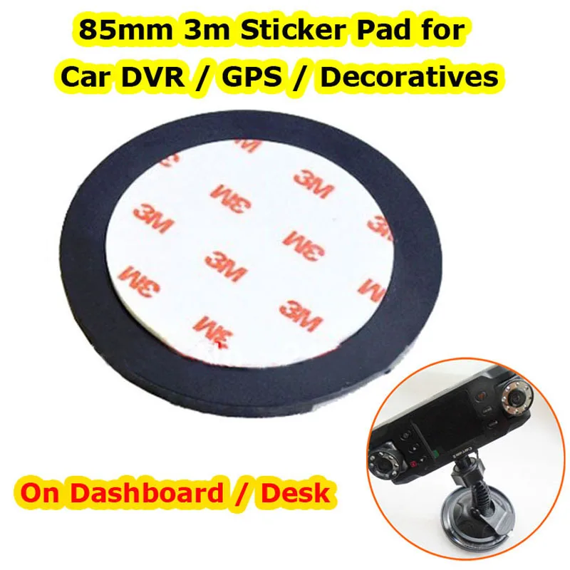 85mm 3m Adhesive Disc Sticky Pad Mobile Phone Car DVR Digital Camera