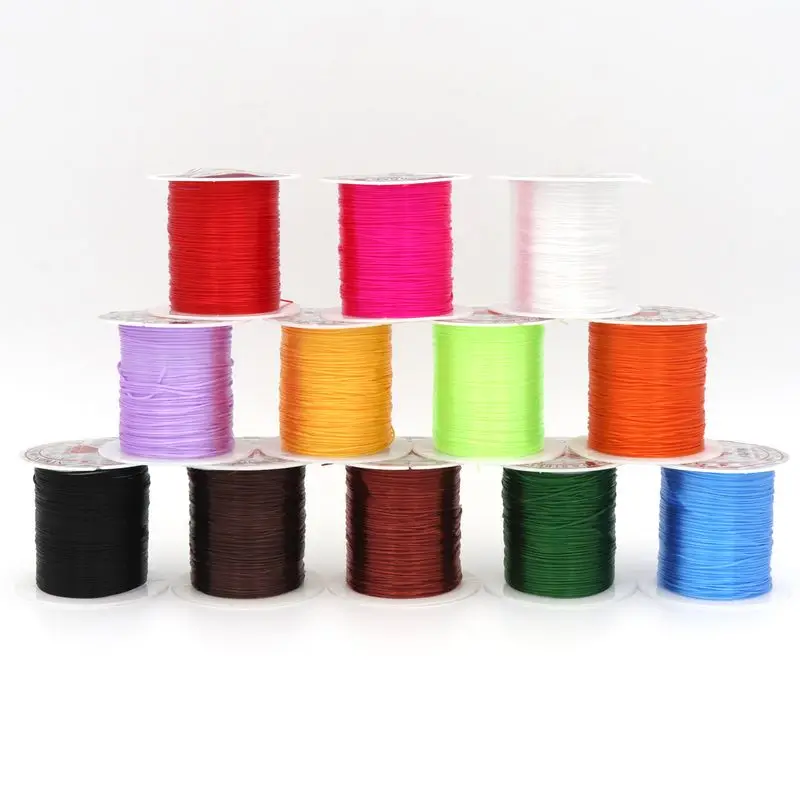 

10 Meters/Roll 0.5mm Strong Beading Elastic Stretchy Cord Crystal Cord String Thread For Jewelry Making Diy Accessories