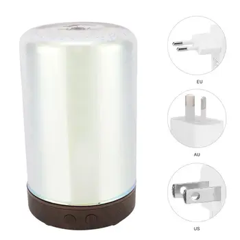

100ml Aroma Essential Oil Diffuser 3D Glass Ultrasonic Cool Mist Humidifier Air Purifier 7 Color light for Office Home
