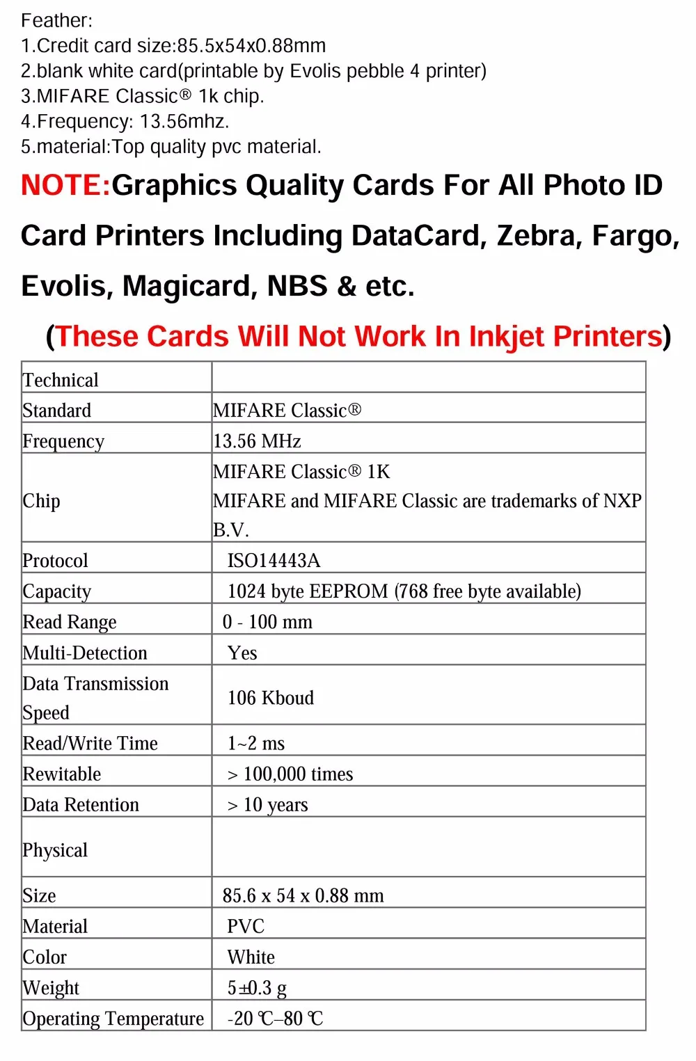 MIFARE CARDS BIG_