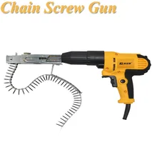 Chain With Screw Gun Electric Screwdriver Gypsum Board Woodworking Decoration Automatic LYL-01