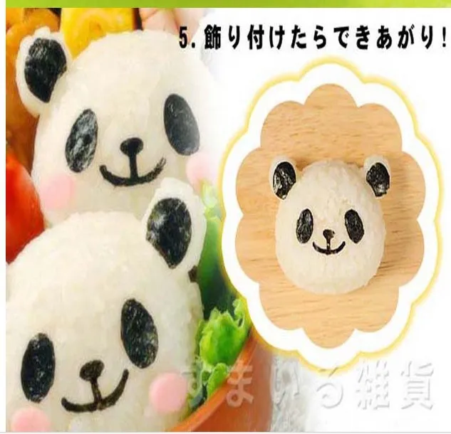 Каваи DIY 3D panda форма для риса в суши Бальное устройство японские инструмент