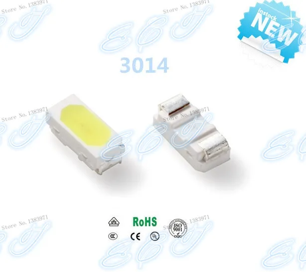 1000 шт. SMD светодиодный 3014 0 1 Вт 11-12-13LM белый теплый холодный SMT ультра