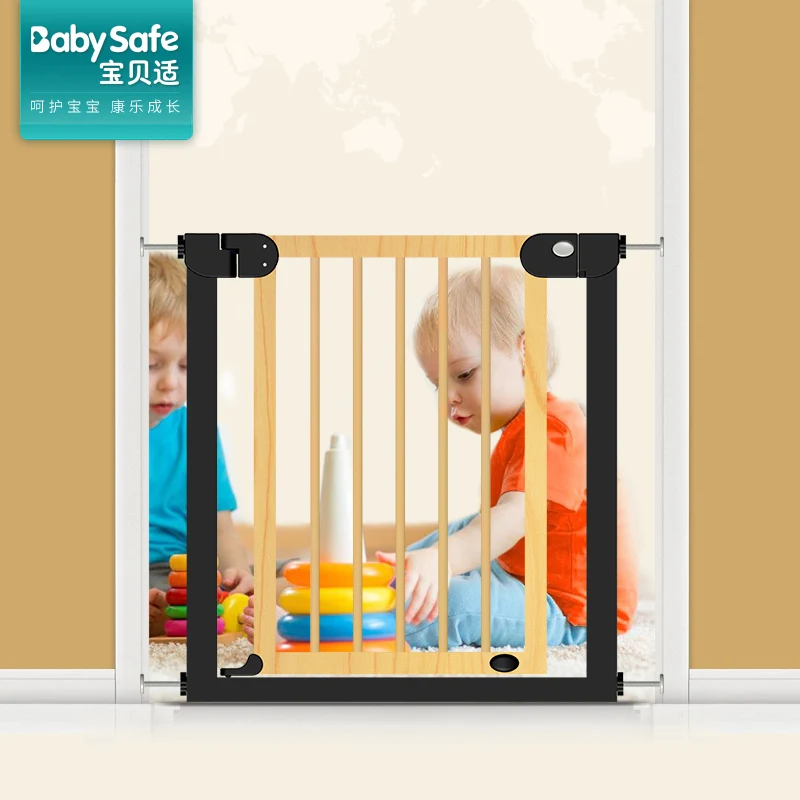 

Solid wood children's safety gate railing stair isolation fence dog fence pole barrier