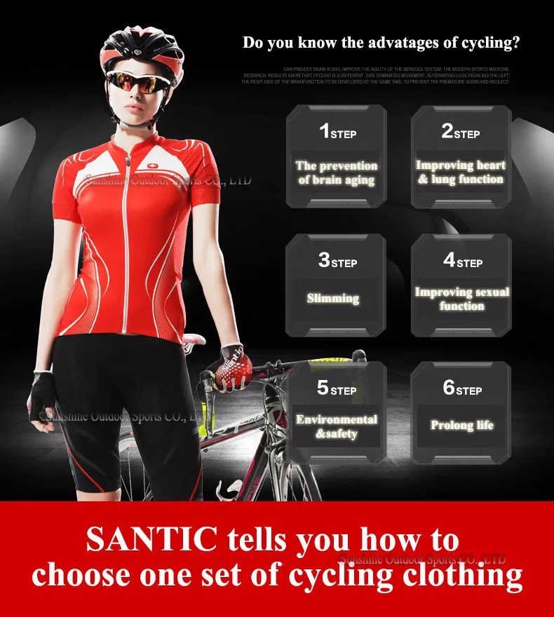 Santic для женщин вело шорты дышащий Горная дорога велосипед шорты для мягкие удобные Велосипедный спорт короткие штаны 2018 Бермуды