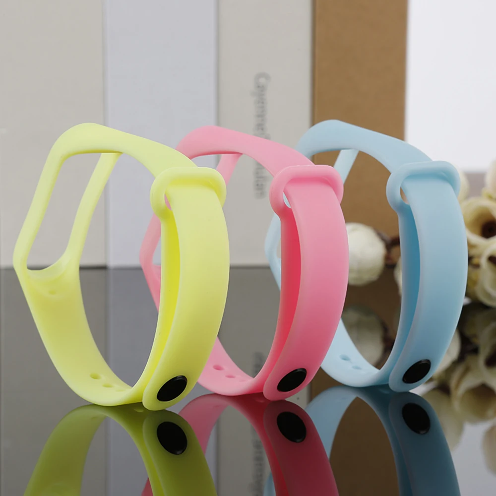 Сменный ремешок для Xiao mi Band 3 band серебристые Люминесцентные Браслеты lu Nous